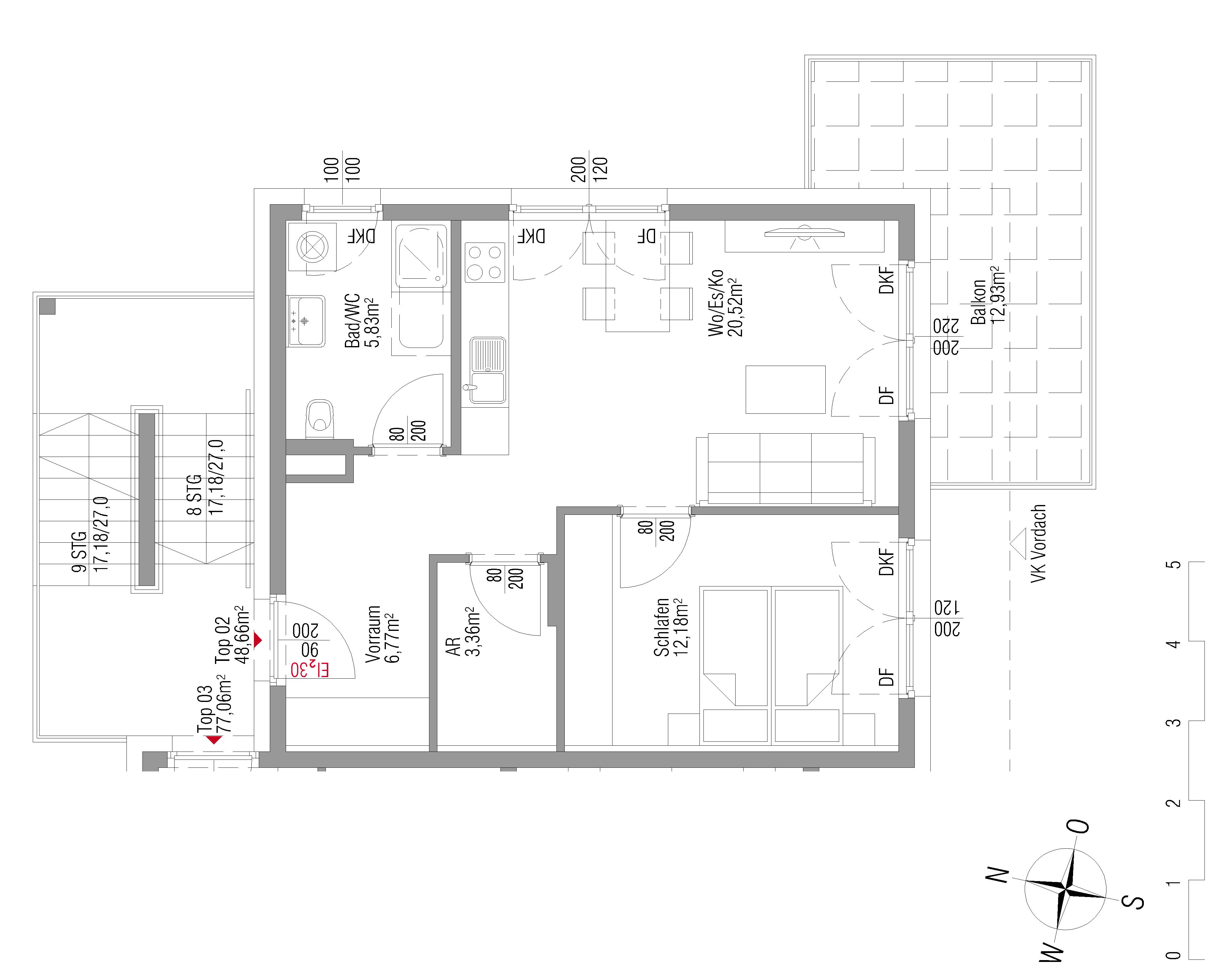 4 Zimmer Maisonette Ober-/Dachgeschoss