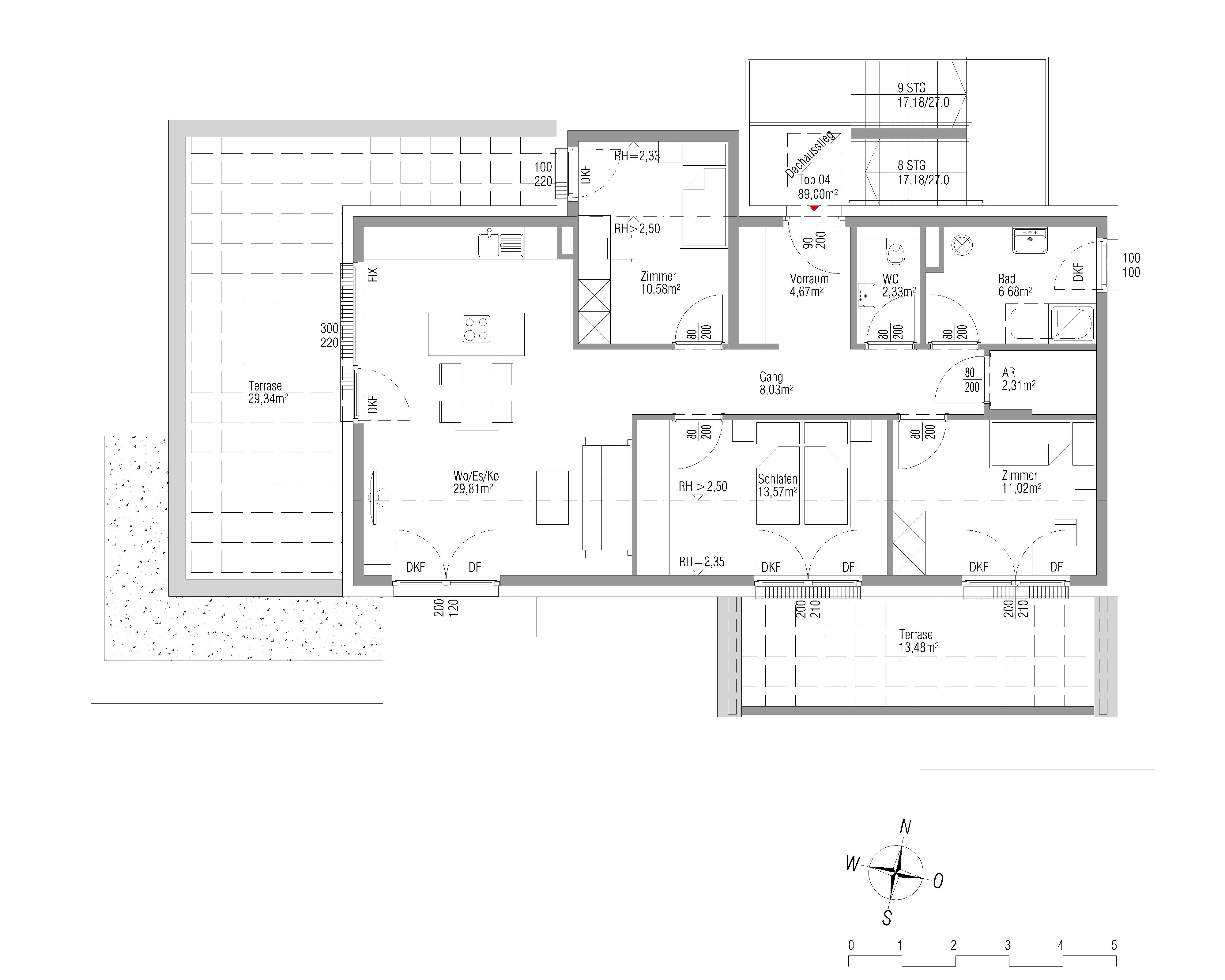 4 Zimmer Maisonette Ober-/Dachgeschoss